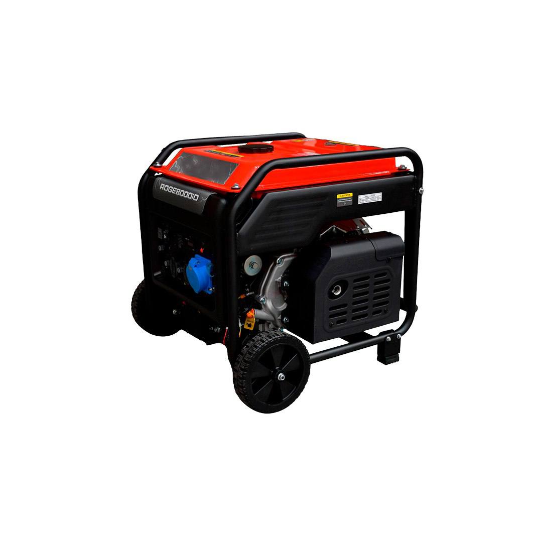 Generator Inverter De Curent ROGE8000iD, Benzină 7.5 KW, AVR, Voltmetru, Ieșire De 12V Generator Inverter De Curent ROGE8000iD, Benzină 7.5 KW, AVR, Voltmetru, Ieșire De 12V